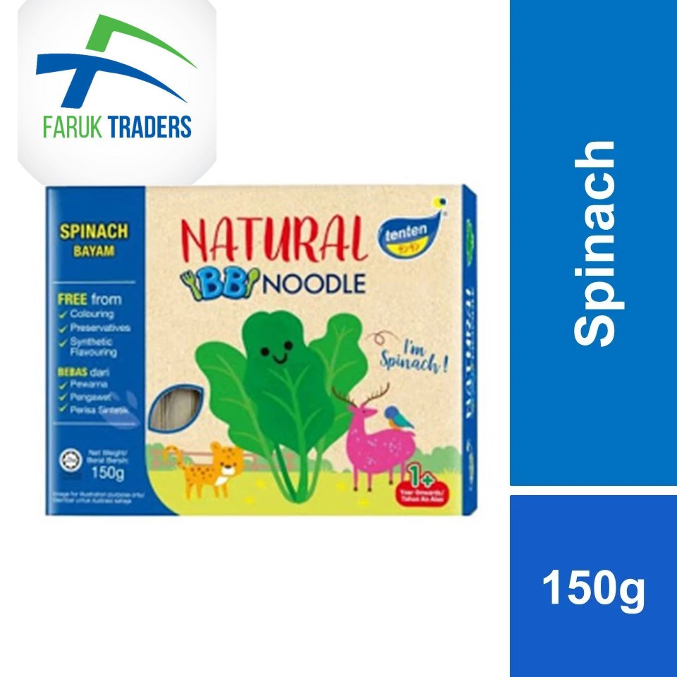 Picture of Tenten Natural Baby Noodle Spinach 150g