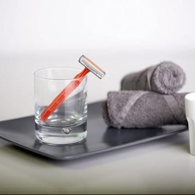 Picture of BIC 3 Sensitive Men's Triple-Blade Sensitive Razors Fixed Head for a Soft Shave Pack of   4 Disposable Razors