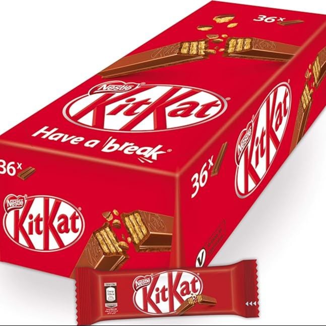 Picture of Nestle KitKat 2 Fingers Milk Chocolate Wafer + 15% Extra 18 PCS x 20.5 g  (Dubai)