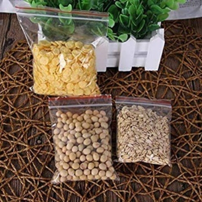 Picture of Zip lock Bag/Food Grade Bag/Zipper poly (5"x7") 100 pcs