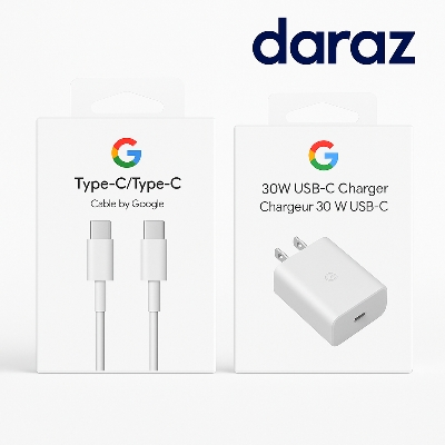Picture of Google 30W USB-C Charger & Type-C to Type-C Cable Combo | Fast Charging"