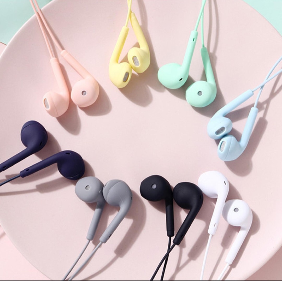 Picture of U19 Colorful Wired Earphones with 3.5mm Jack – Stereo Sound, Lightweight Design