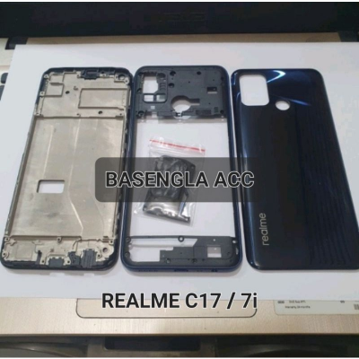 Picture of HOUSING BACK CASING KESING FULLSET BACKDOOR + BEZEL REALME 7i | C17