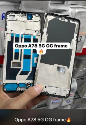 Picture of Replacement Backshell Panel + midel frame for Oppo A78 5G Battery Back Door Back panel