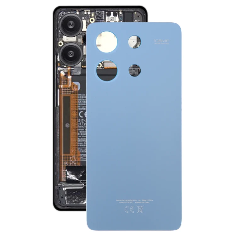 Picture of Back Panel Replacement for Redmi Note 13 Pro 4G - Back Housing Glass Cover Case  100% Original Back Panel