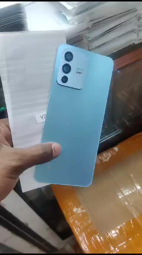 Picture of Original For Vivo V23  Battery Cover Door Back Housing Rear Case For v23 5g Battery Door Replacement Parts+Camera Lens