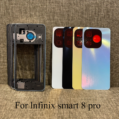 Picture of Back Shell / Back Panel / Battery Cover 100% Original Back Panel / Back Glass For INFINIX SMART 8 X6525