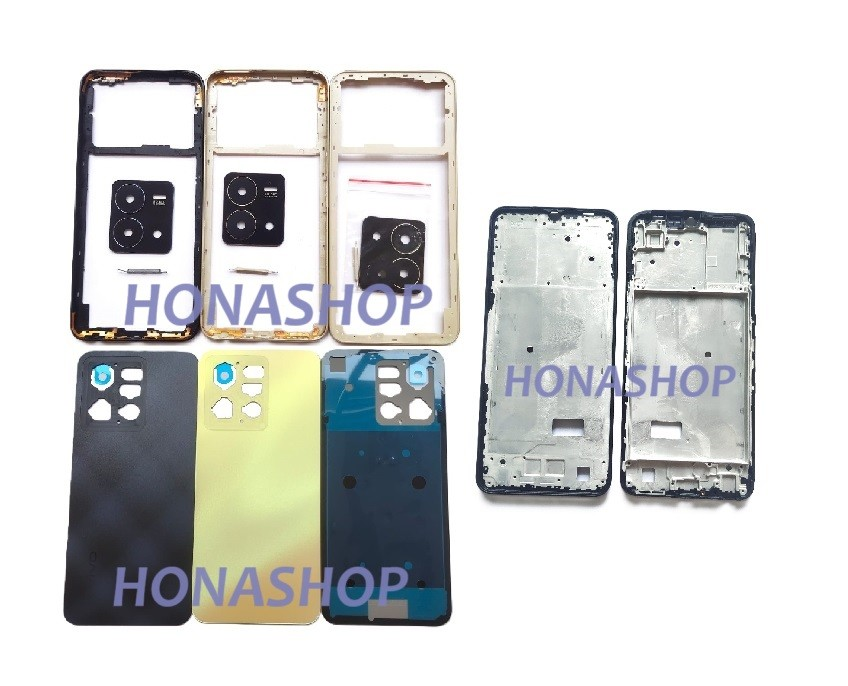 Picture of Backshell For VIVO Y35 2022  Back Glass Replacement Rear Battery Door Cover Repair Part 100% Original Back Panel / Back Glass