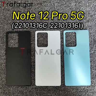 Picture of For Xiaomi Redmi Note 12 Pro 5G Phone Battery Back Cover Backshell Glass Battery Rear Case Phone Battery Back Cover Backshell Glass Battery Rear Case - Phone Back Cover - মোবাইল ফোন - Phone