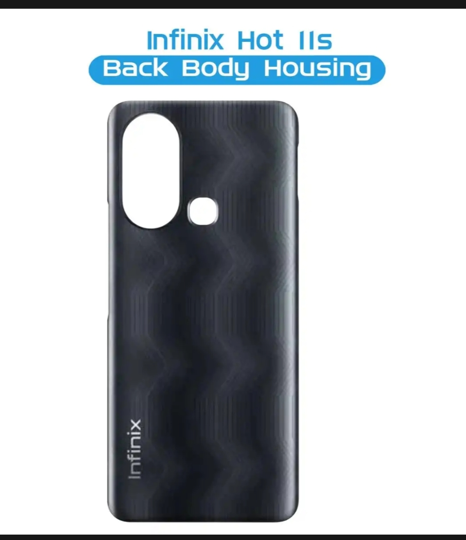 Picture of For Infinix Hot 11s  Battery Cover Glass Rear Housing Door Replacement New