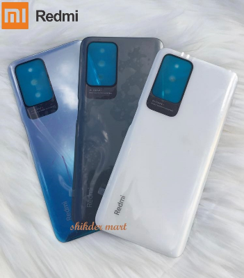 Picture of For Redmi 10 / Redmi 10 Prime Backshell Replacement Back Battery Cover For Redmi 10 Back Rear Glass