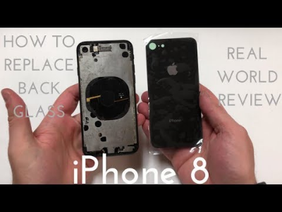 Picture of Apple iPhone 8 - ( Glass ) Back Shell / Back Panel / Battery Cover / Back Door / Back Replacement Part Apple iPhone 8