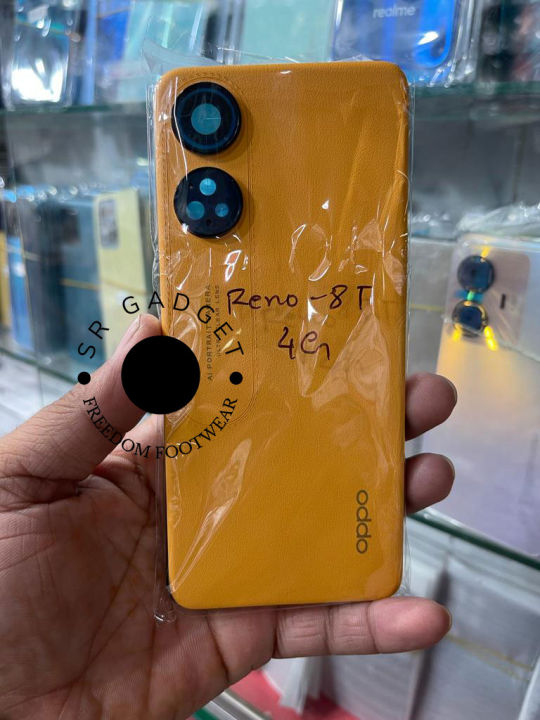 Picture of Replacement Backshell Panel + midel frame for oppo reno 8t 4g Battery Back Door Back panel oppo reno 8t 4g