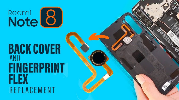 Picture of Fingerprint Sensor with Flex Cable for Xiaomi Redmi 8