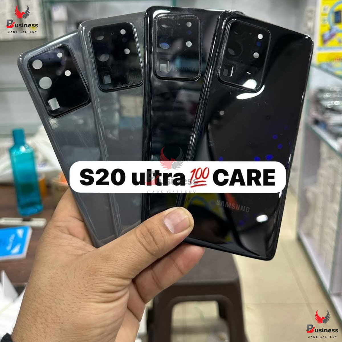 Picture of Samsung S20 Ultra Back Glass Replacement Rear Door Housing Case , Back Panel For Samsung S20 Ultra