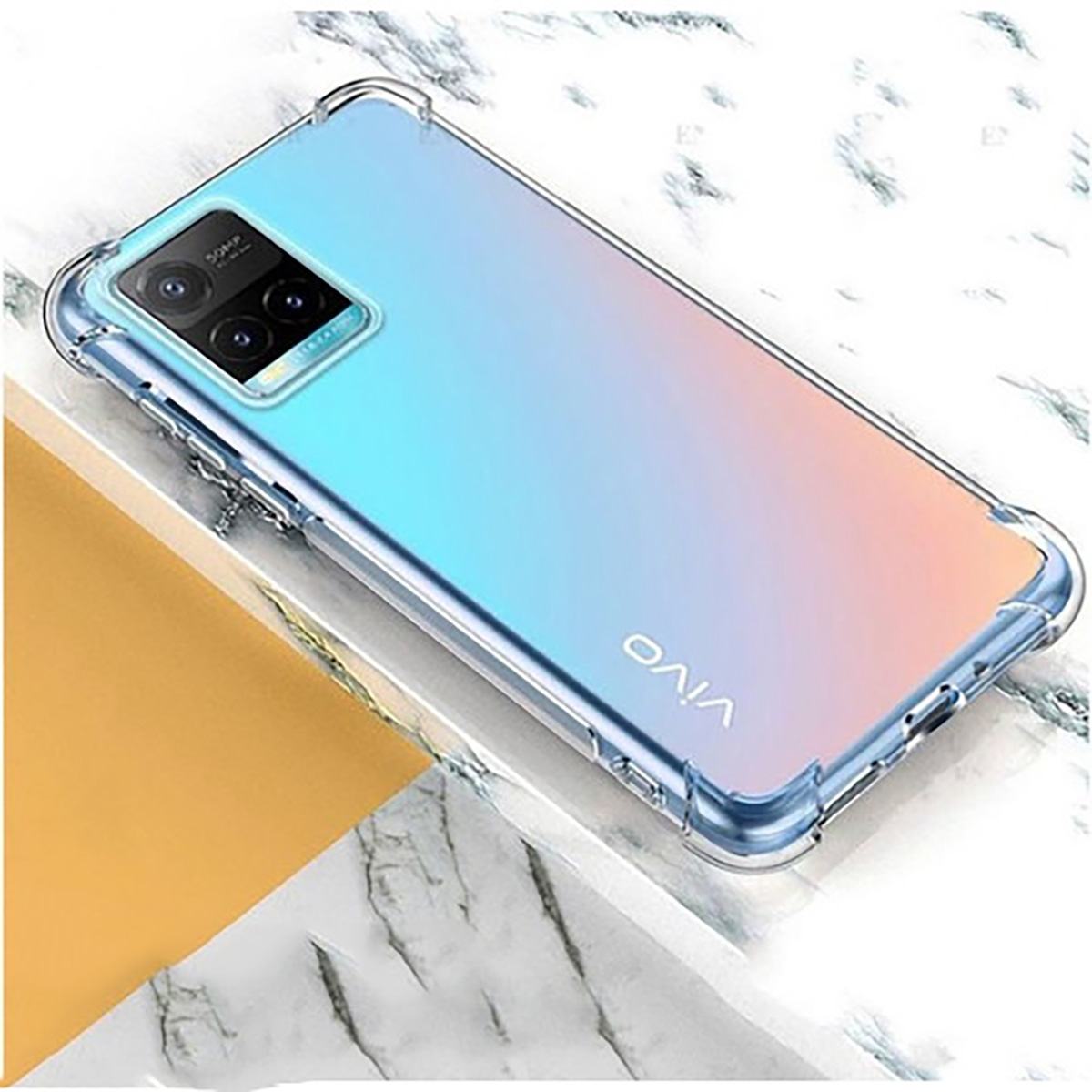 Picture of Vivo Y21  ALL Type of cover ( Silicone cover / Xundd cover / Pani cover / Transparent cover ) cover