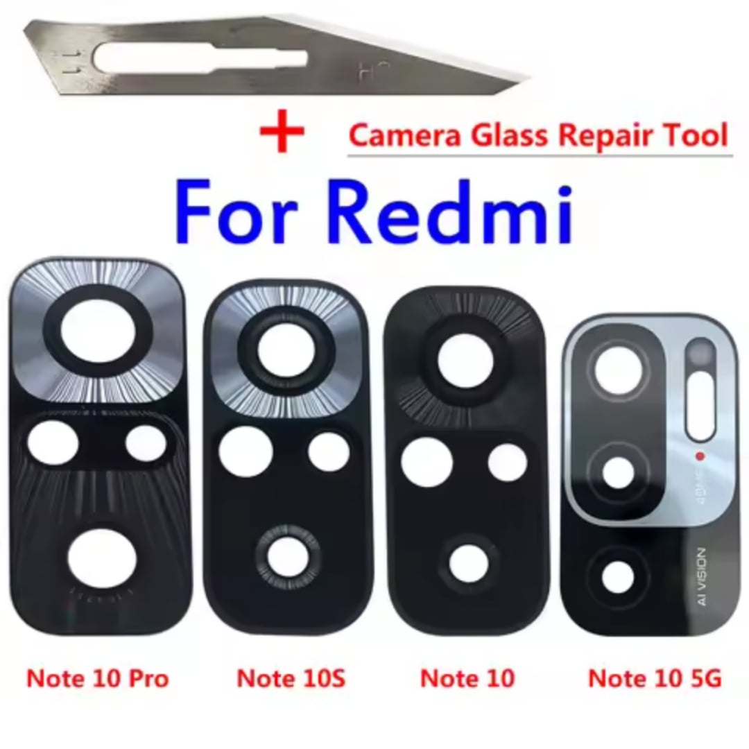 Picture of Redmi Note 10 / 10S / 10 Pro / 10 5G Camera Glass Lens Cover Replacement With Tool