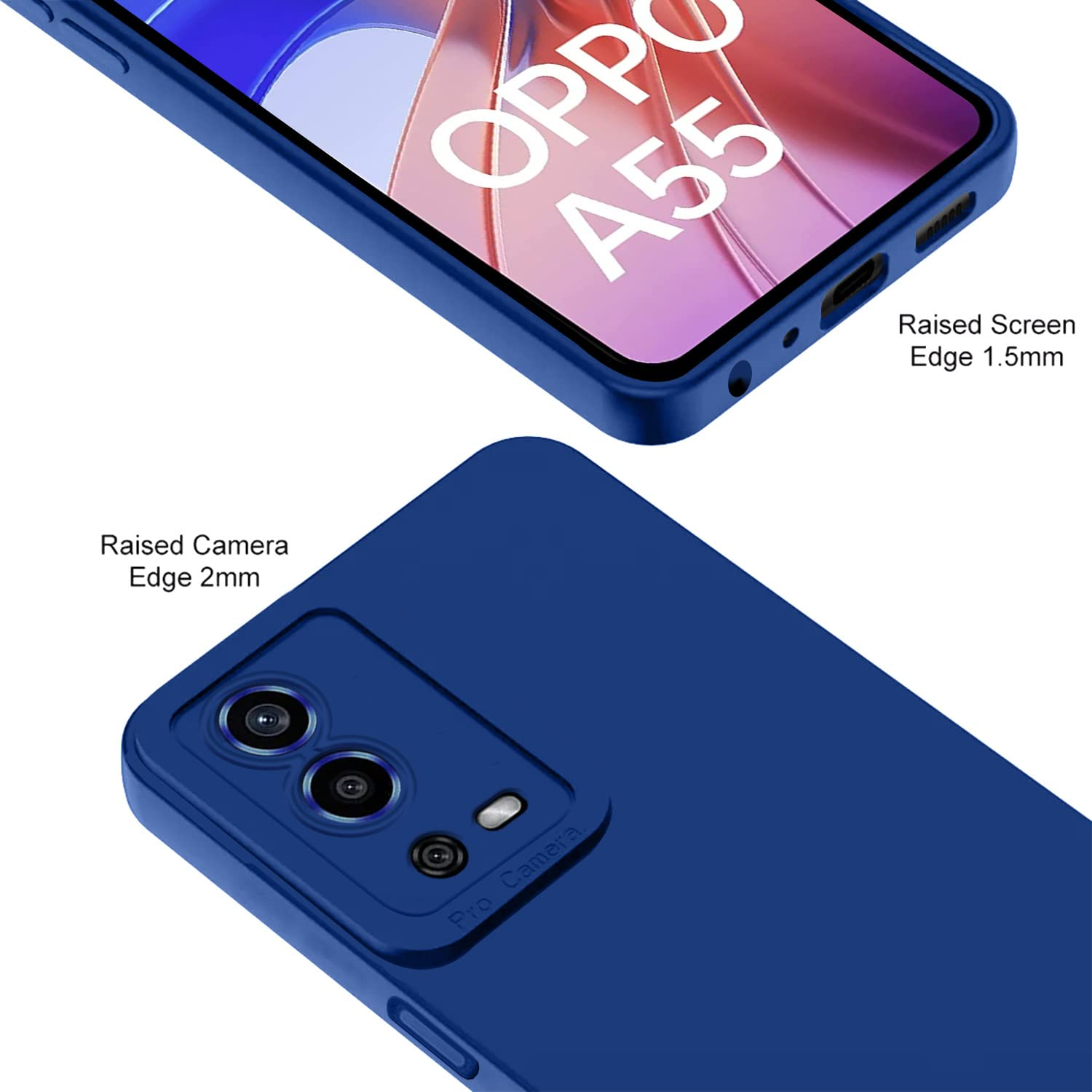 Picture of Oppo A55 4G ALL Type of Back cover Silicone  Xundd  Pani cover Transparent cover Premium Hand Case