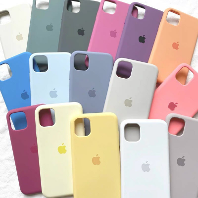 Picture of Silicone Phone Case For Apple iPhone 11 2019 Luxury Liquid Silicone Protection Back Cover Soft Case