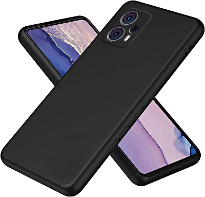 Picture of For Motorola Moto G13 / Moto G23 Back Cover Mobius Ring Ultra Thin Soft Luxury Square Multicolor Liquid Silicone Phone Case