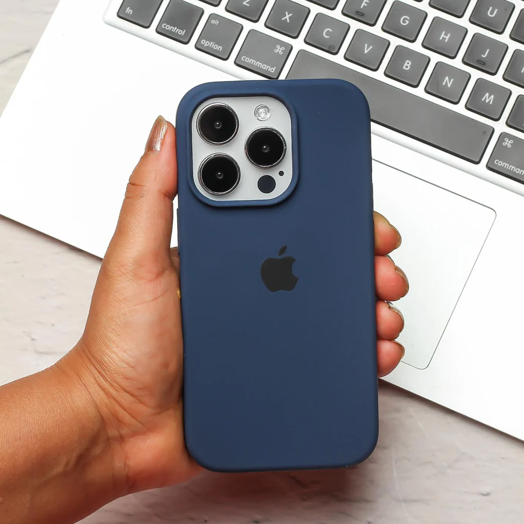 Picture of Apple All Model cover Pro Max Back cover box Silicone cover Premium Hand Case