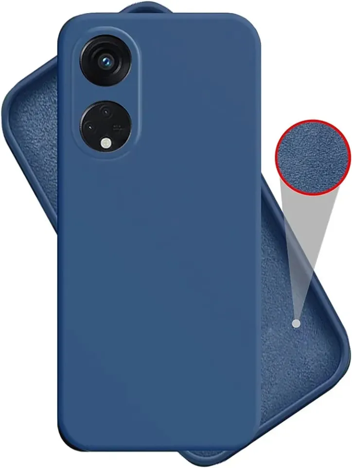 Picture of For OPPO Reno 8T 5G New Liquid Silicone Cover Mobile Phone Case All-inclusive Shockproof Back Cover