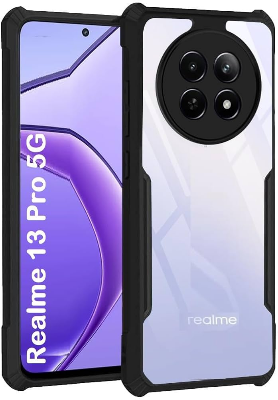 Picture of Realme 13 Pro 5G / Realme 13 Pro+ Xundd Protective Airbag Bumper Transparent Back Side Clear Phone Case For Realme 13 Pro Back Cover