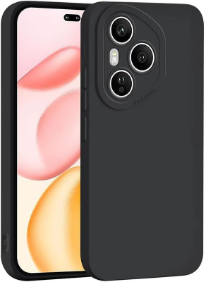 Picture of For Honor 400 Pro 5G FirstChoice Shockproof Silicone TPU Anti Slip Scratch Resistant Back Case Cover for Honor 400 Pro 5G - Black