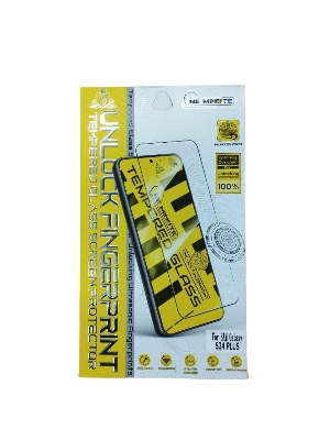 Picture of For Samsung Galaxy S22 Ultra Tempered Glass Screen Protector Full Glue Silk Printing Screen Film