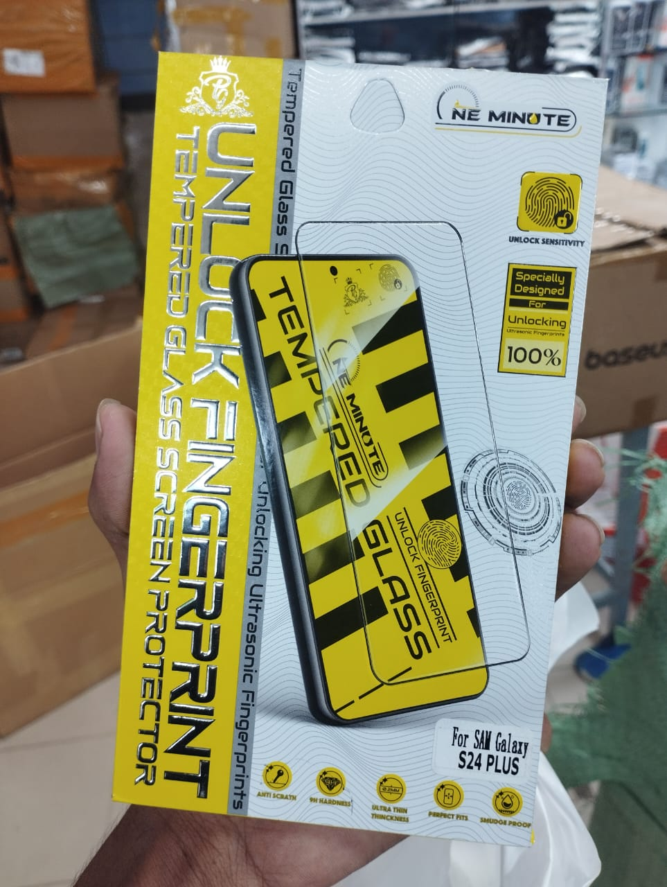 Picture of For Samsung Galaxy S24 Ultra/ S25  5G/ S25 Plus/S25 Ultra Tempered Glass Screen Protector Full Glue Silk Printing Screen Film