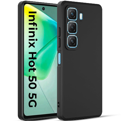 Picture of Back Cover Case for Infinix Hot 50 5G/Hot 50 Pro Cover Cssses with Camera Protection