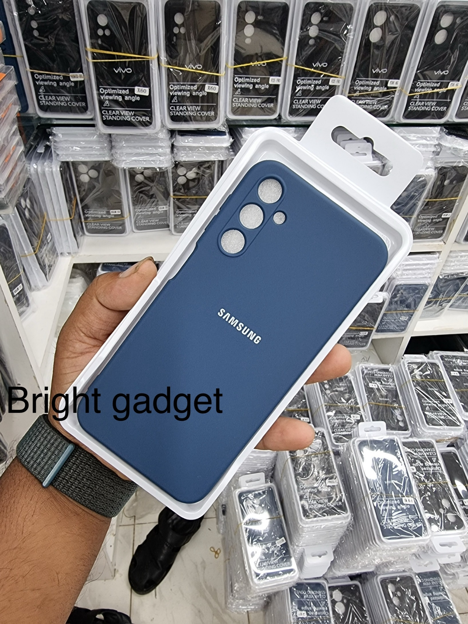 Picture of For samsung Galaxy A35 Back cover Ceses Black And Blue Box Cover