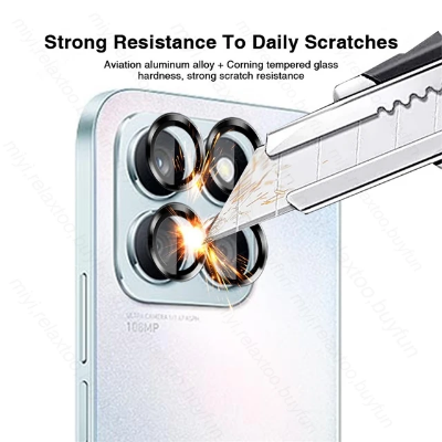Picture of For Honor X9C Camera Lens Protector Aluminum Alloy Eagle Eye Head Mask Full Glue Protective Film