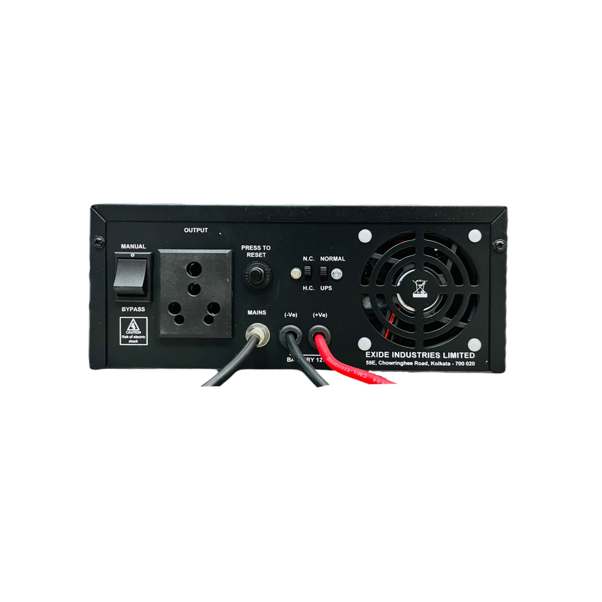 Picture of EXIDE STAR INVERTER 1125 VA PURE SINEWAVE  12 V FOR SINGLE BATTERY