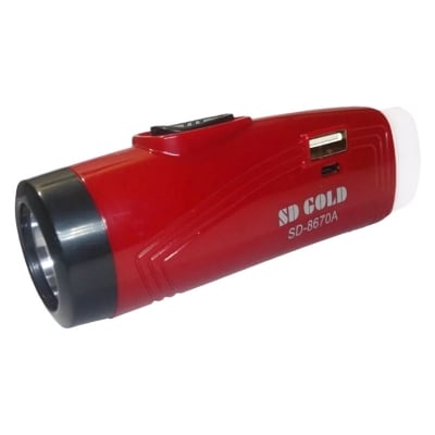 Picture of Rechargeable Led Torch Light with Power Bank Facilities