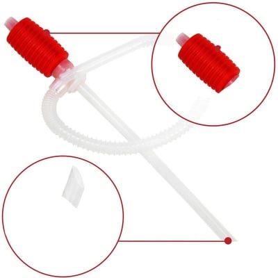 Picture of Plastic Hand Pump Pengepam Pam Minyak Petrol Liquid Air Hand Siphon Pump Aquarium Tukar air change water