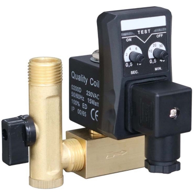 Picture of 1/2 Inch Dn15 Electric Timer Auto Water Valve Solenoid Electronic Drain Valve