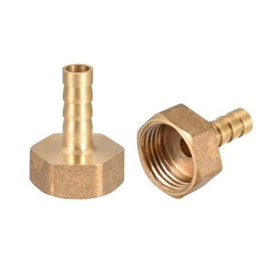 Picture of 1/2"X 8mm Brass Reducing Female Hose Nipple