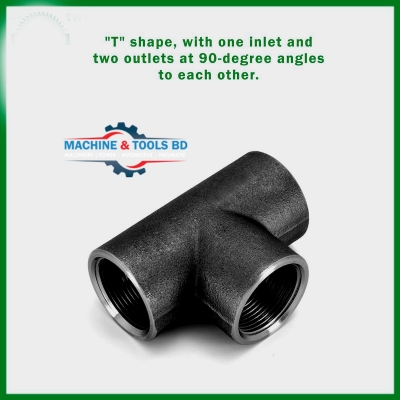 Picture of MS Tee Fitting Pipe Threaded BSP Forged (1INCH)