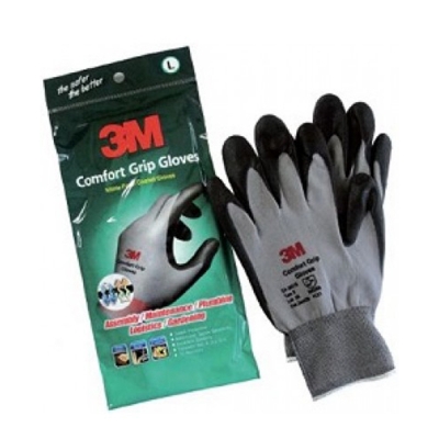 Picture of 3M Comfort Grip Glove Nitrile Rubber Protective Gloves
