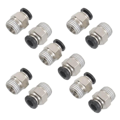 Picture of 1/4\" PT Male Thread 8mm Push In Joint Pneumatic Connector