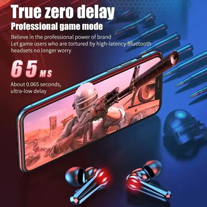 Picture of M28 Earbuds BT5.1 Music Game Dual Mode True Wireless In-ear Headphones Low Latency Noise Reduction Earphones M28