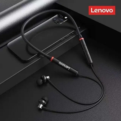 Picture of Lenovo Bluetooth Earphones HE05 Wireless Earbuds Magnetic Neckband Earphone IPX5 Waterproof Sport Headset with Noise Cancelling