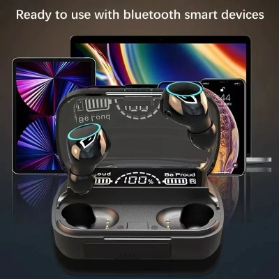 Picture of M30 TWS Bluetooth Headset Upgrade V5.2 Waterproof Eearphone Wireless Sports In-Ear Headphones Low Latency Noise Cancellation