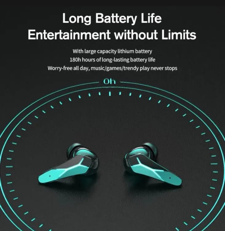 Picture of M12 TWS Wireless Bluetooth5.3 Earbuds with Microphone, 9D Stereo In Ear Headphones, Waterproof Sport Headset, Noise Reduction Bluetooth Earphones with LED Charging Case