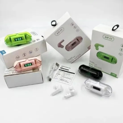 Picture of F20 Tws Koptelefoon Draadloze Bluetooth 5.2 Sport Ruisonderdrukking Koptelefoon Touch Control 250Mah Met Microfoon Led Display Headset