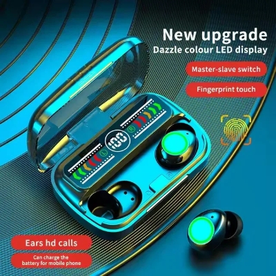 Picture of NEW M100 TWS Wireless Headphones Earphones Bluetooth Touch Control Noise Reduction Stereo Earbuds Headsets.