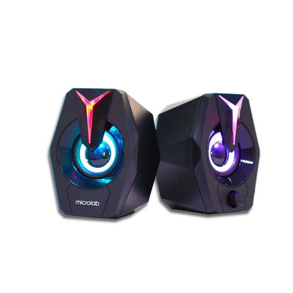 Picture of Microlab B26 USB 2.0 Gaming Speaker -  USB 2.0 Gaming Speaker - Output power: 3W x2 - Input: 3.5mm stereo line in - DC input: USB 5V 1A