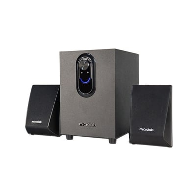 Picture of Microlab COOUL118BT 2.1 Multimedia Speaker - 2.1 Multimedia Speaker- Output power: 11 Watt (RMS) - Interfaces: Bluetooth, AUX - Body: Wooden Cabinets - 2.1 Multimedia Speaker