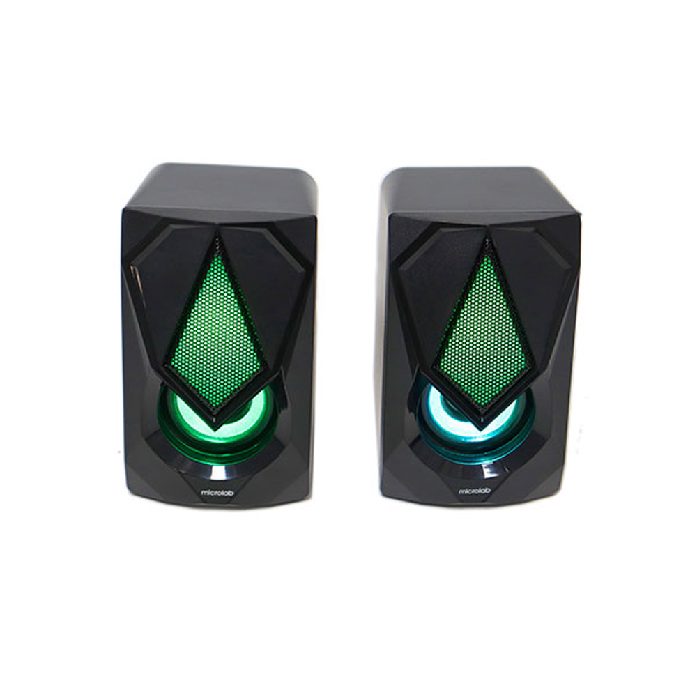 Picture of Microlab B25 USB 2.0 Gaming Speaker - USB 2.0 Gaming Speaker - Output power: 3W x2 - Input: 3.5mm stereo line in - DC input: USB 5V 1A - Gaming Speaker